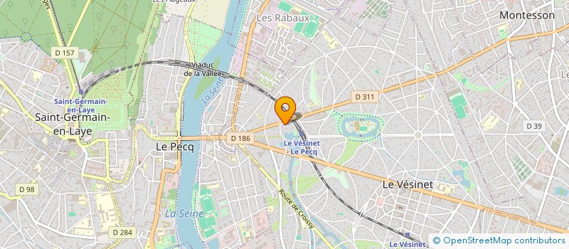 localisation de l'entreprise MURCOM  LE VESINET