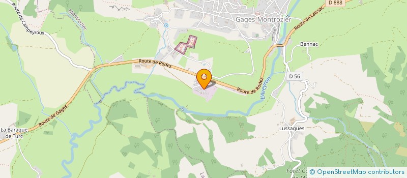 localisation de l'entreprise MURDEPIERRE  MONTROZIER