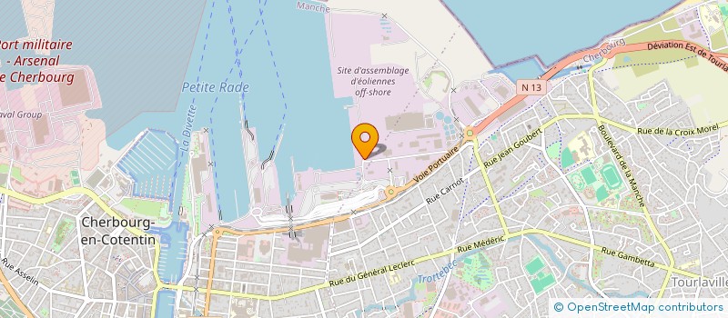 localisation de l'entreprise MURE à CHERBOURG-EN-COTENTIN
