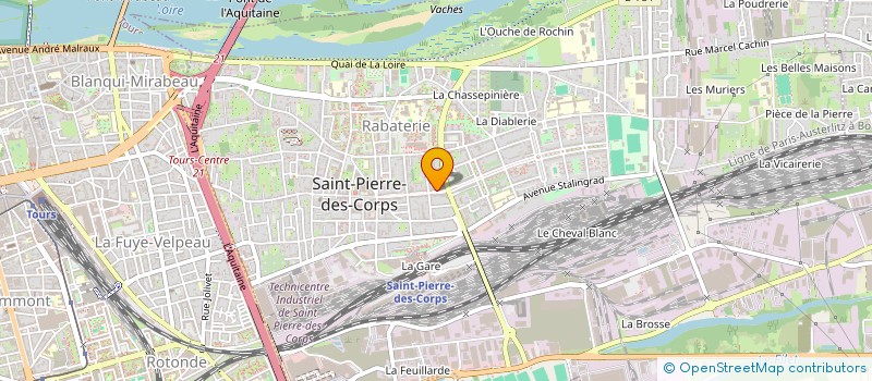 localisation de l'entreprise MUREL SAS  SAINT-PIERRE-DES-CORPS