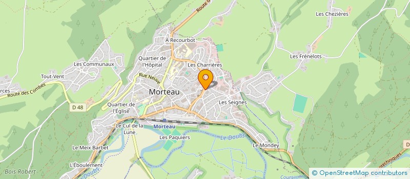 localisation de l'entreprise MURENE à MORTEAU