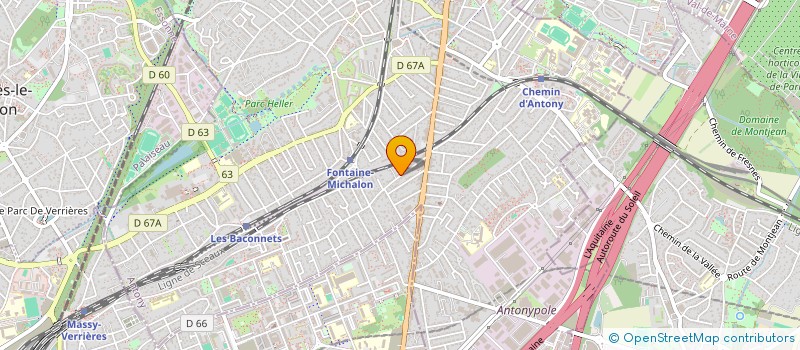 localisation de l'entreprise MURES (SCI) à ANTONY