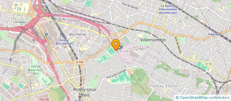 localisation de l'entreprise MURESAN ENTREPRISE à ROSNY-SOUS-BOIS