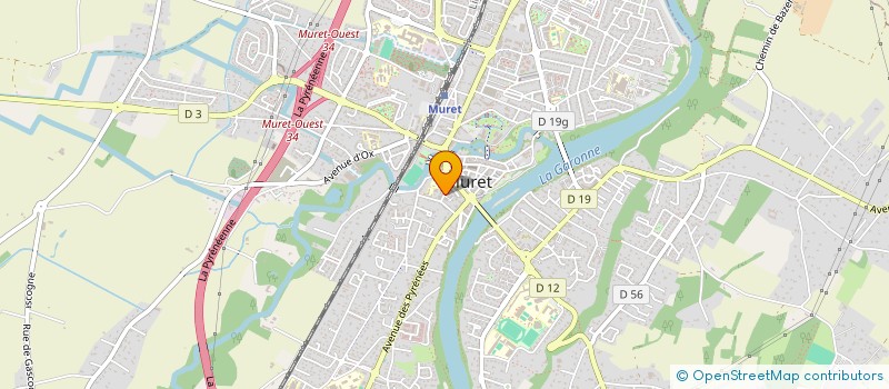 localisation de l'entreprise MURET AIRSOFT  MURET