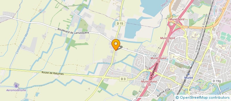 localisation de l'entreprise MURET AUTOMOBILES  MURET