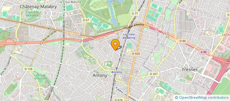 localisation de l'entreprise MURET AUTOMOBILES à ANTONY