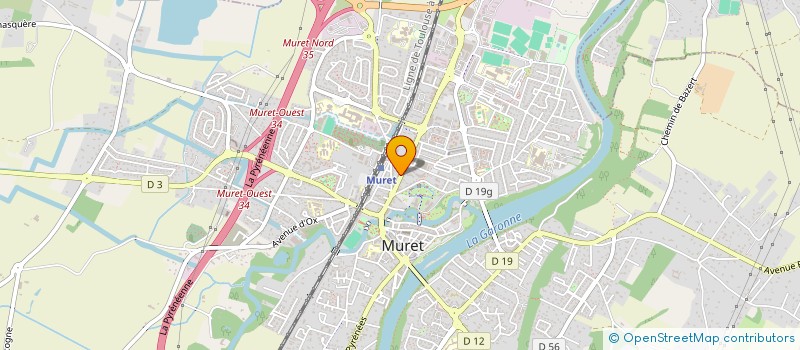 localisation de l'entreprise MURET COIFFURE  MURET