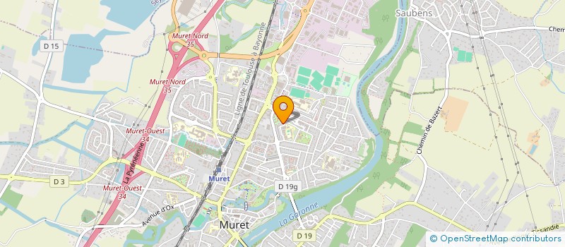 localisation de l'entreprise MURET CYCLISTE SOCIETE SPORTIVE à MURET