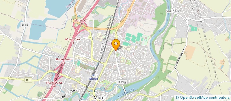 localisation de l'entreprise MURET FM à MURET