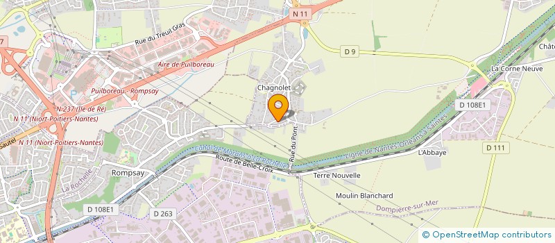 localisation de l'entreprise MURET TECHNIQUE  DOMPIERRE-SUR-MER