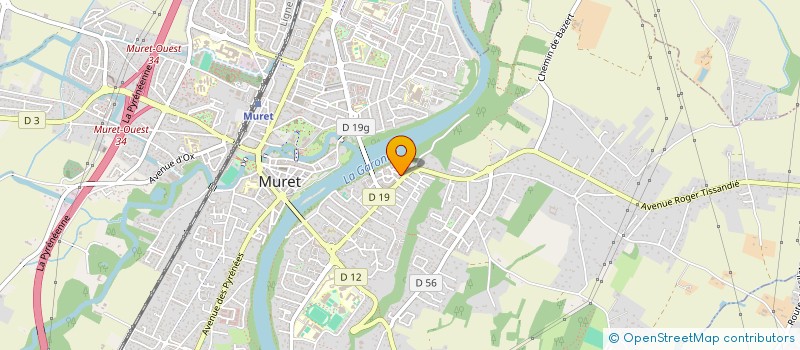 localisation de l'entreprise MURETH D'ART  MURET