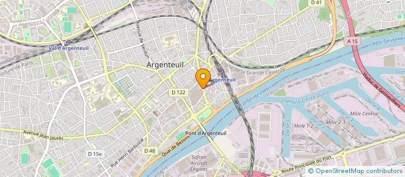 localisation de l'entreprise MURETRANS  ARGENTEUIL