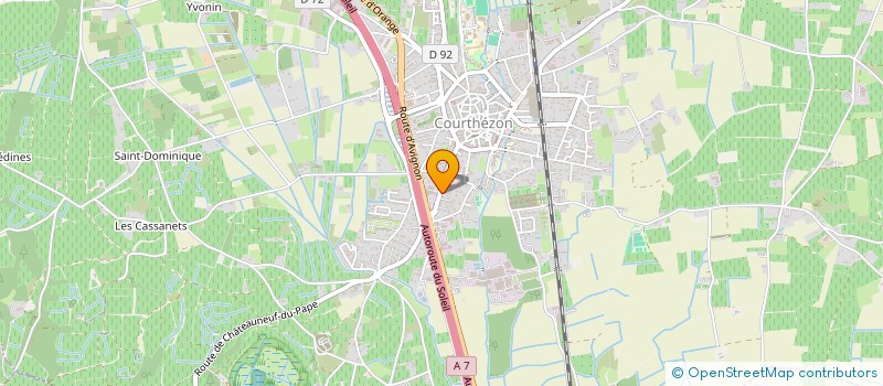 localisation de l'entreprise MURETTE  COURTHEZON