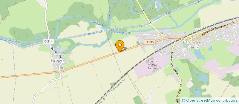 localisation de l'entreprise MUREYBAT MATERIAUX à PARGNY-SUR-SAULX
