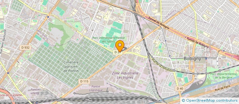 localisation de l'entreprise MURFY ILE DE FRANCE à BOBIGNY