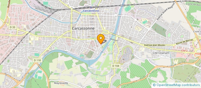 localisation de l'entreprise MURIEL à CARCASSONNE