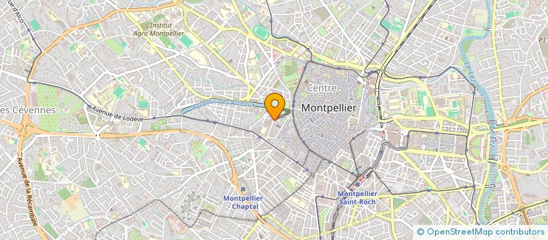 localisation de l'entreprise MURIEL GASTON à MONTPELLIER