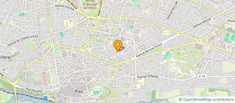 localisation de l'entreprise MURIEL-H CONSEIL à PAU