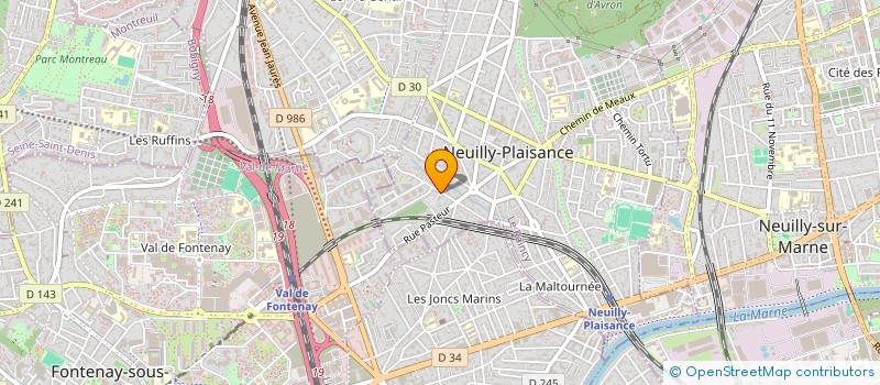 localisation de l'entreprise MURIEL LEPPERT ESTHETIQUE à NEUILLY-PLAISANCE