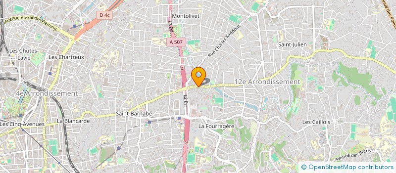 localisation de l'entreprise MURIEL TANTI ESTHETIQUE à MARSEILLE