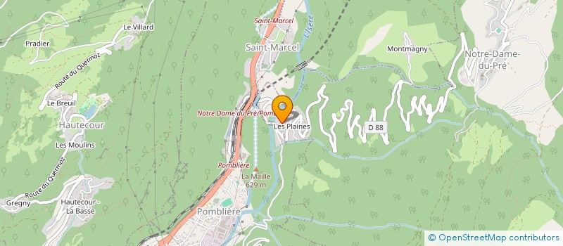 localisation de l'entreprise MURIEL TAXIS ET TRANSPORTS  NOTRE-DAME-DU-PRE