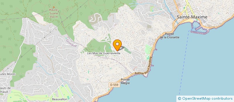 localisation de l'entreprise MURIELLE à SAINTE-MAXIME