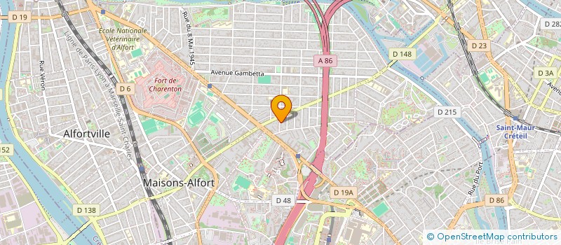 localisation de l'entreprise MURIELLE CLEMENT à MAISONS-ALFORT