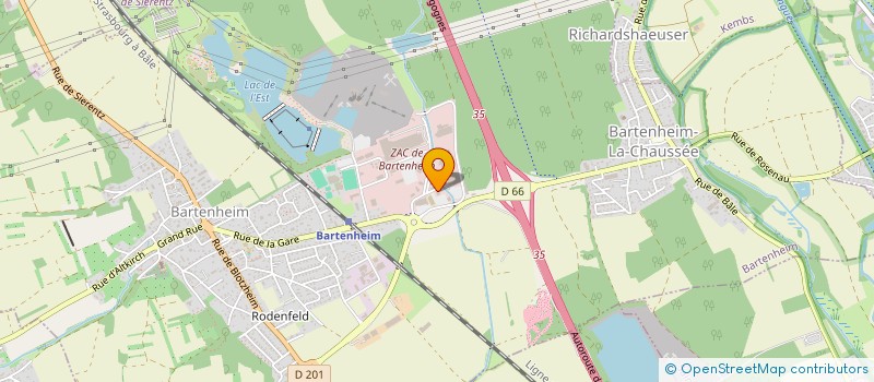 localisation de l'entreprise MURIELLE GACON  BARTENHEIM