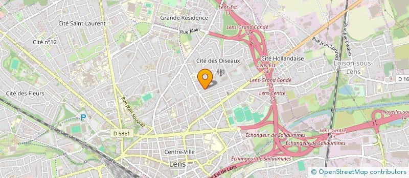 localisation de l'entreprise MURINDWA TRAVAUX ET SERVICES  LENS