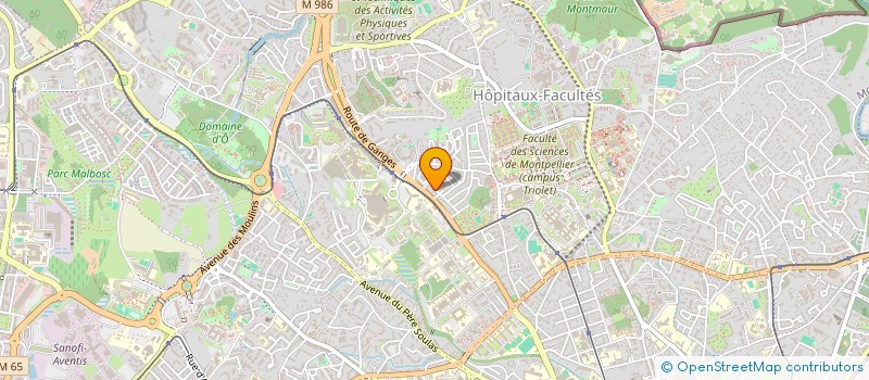 localisation de l'entreprise MURING à MONTPELLIER