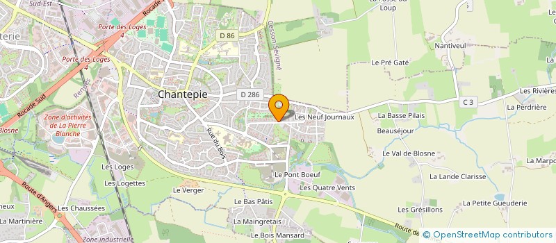 localisation de l'entreprise MURINO  CHANTEPIE