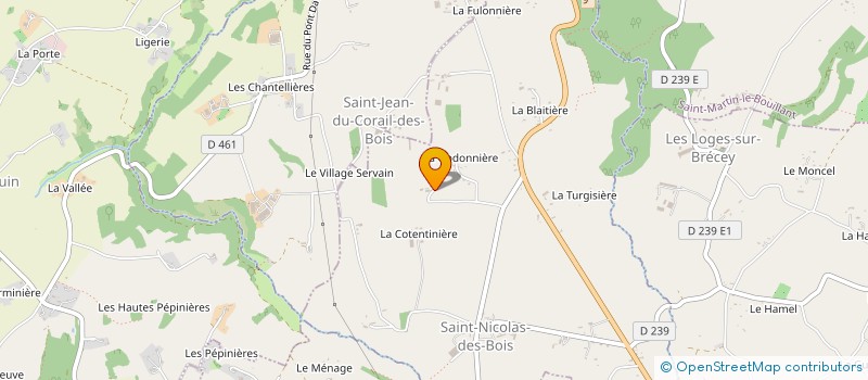 localisation de l'entreprise MURIS M.E.P. à LE PETIT-CELLAND