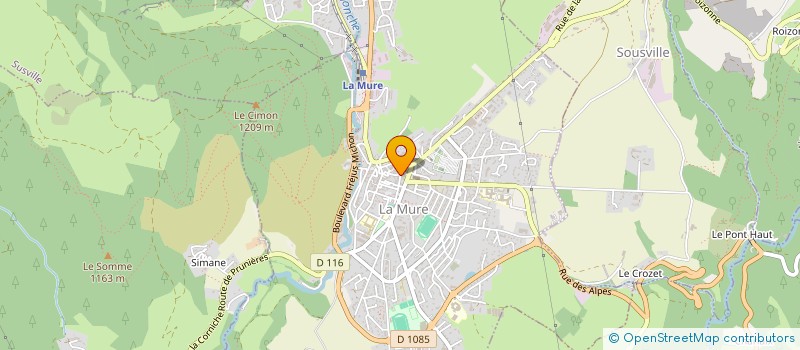 localisation de l'entreprise MURLOC 38  LA MURE