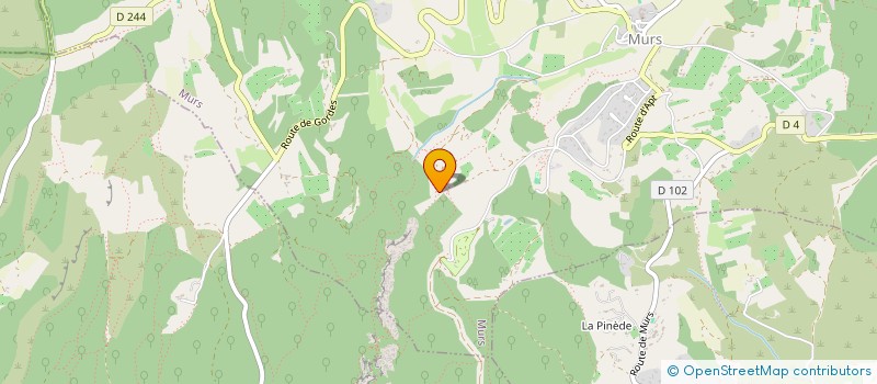 localisation de l'entreprise MURMURES  MURS