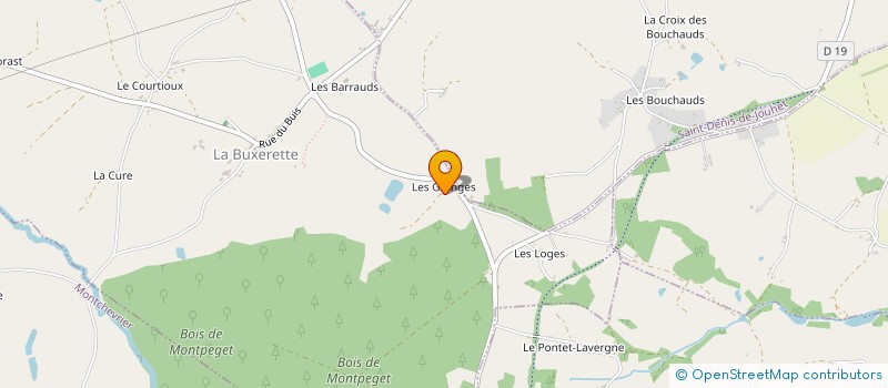 localisation de l'entreprise MURMURES & CHARIVARIS à LA BUXERETTE