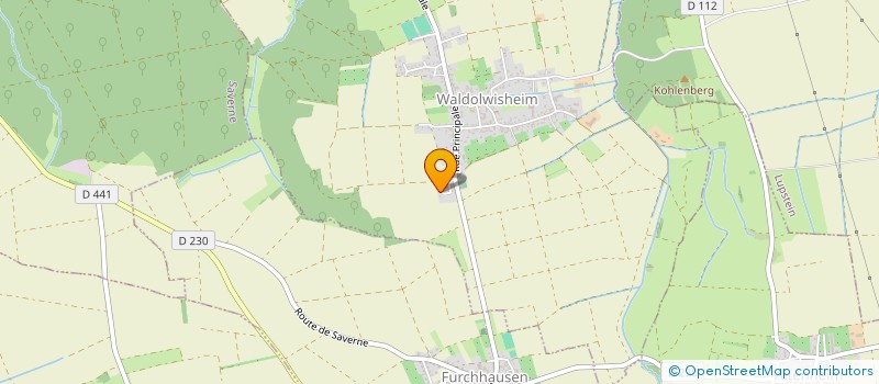 localisation de l'entreprise MURMURES VISUELS  WALDOLWISHEIM