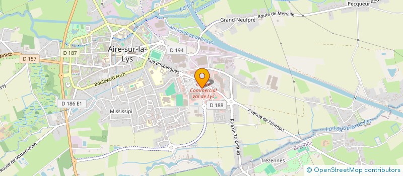 localisation de l'entreprise MURO à AIRE-SUR-LA-LYS