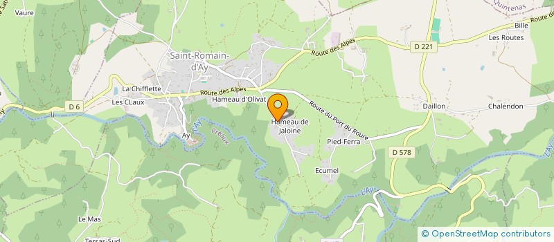 localisation de l'entreprise MUROL  SAINT-ROMAIN-D'AY