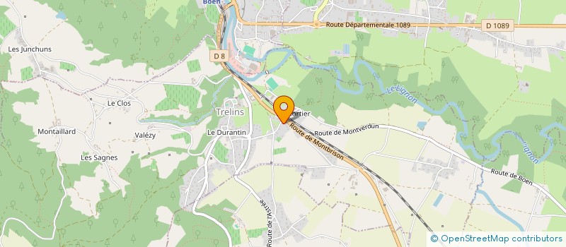 localisation de l'entreprise MURON  TRELINS