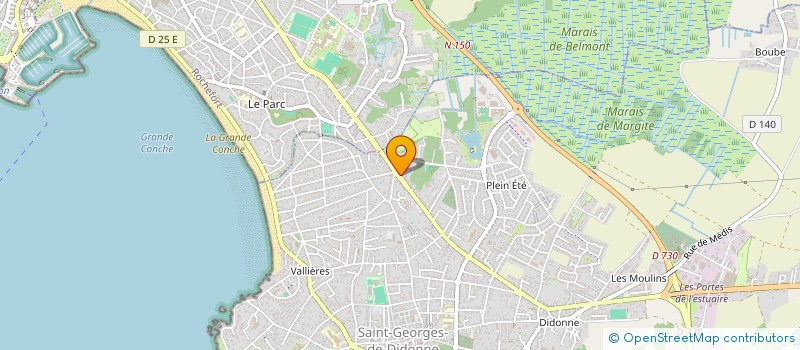 localisation de l'entreprise MUROPTICO  SAINT-GEORGES-DE-DIDONNE