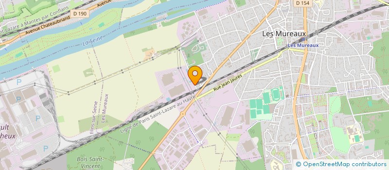 localisation de l'entreprise MURPART SA à MUREAUX (LES)