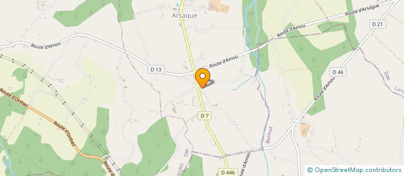 localisation de l'entreprise MURPAS  ARSAGUE