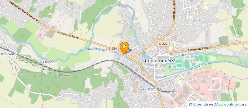 localisation de l'entreprise MURPHY-BERNARDI  COULOMMIERS