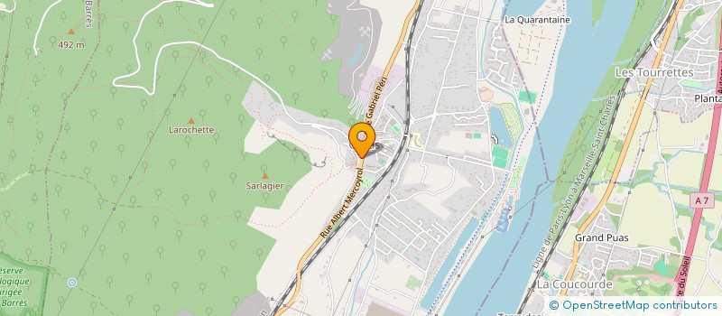 localisation de l'entreprise MURPHY - MORANGE LMNP  CRUAS