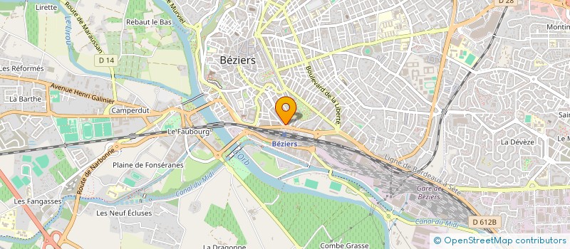 localisation de l'entreprise MURRAYFIELD  BEZIERS