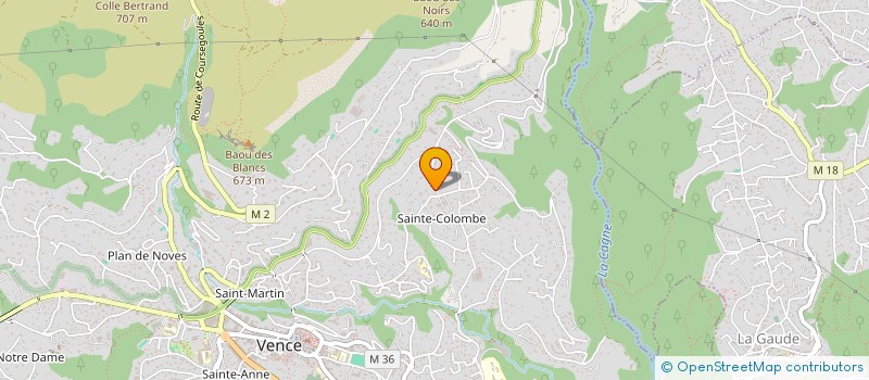 localisation de l'entreprise MURS 79  VENCE