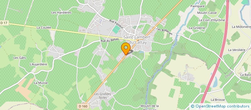 localisation de l'entreprise MURS BOULANGERIE BRISSAC  CHEMILLE-EN-ANJOU