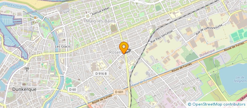localisation de l'entreprise MURS BY A & M à DUNKERQUE
