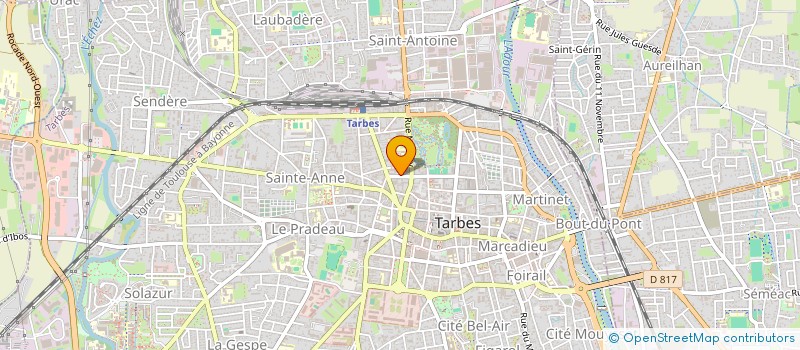localisation de l'entreprise MURS DARE-D'ART à TARBES