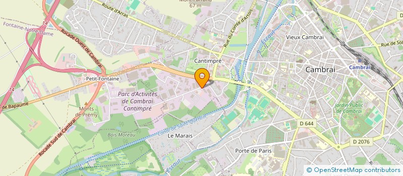 localisation de l'entreprise MURS ET COMPAGNIE  CAMBRAI